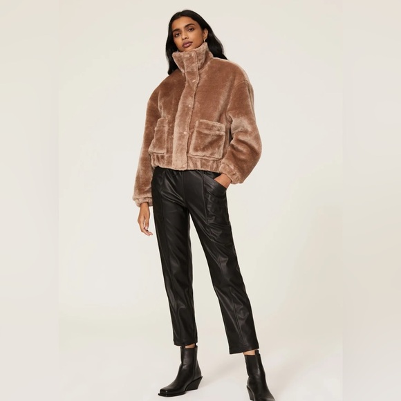 Blank NYC Bicoastal Faux Shearling Jacket- XS, NWT - Picture 7 of 14